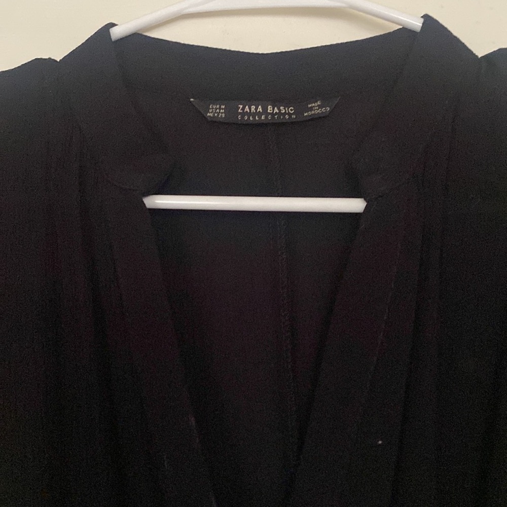 Zara Basic Black Dress. Size Medium - image 2